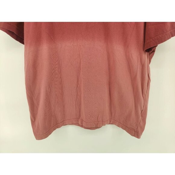 American Eagle Super Soft Ombre Logo Embroidered T-shirt Size M - Picture 4 of 9